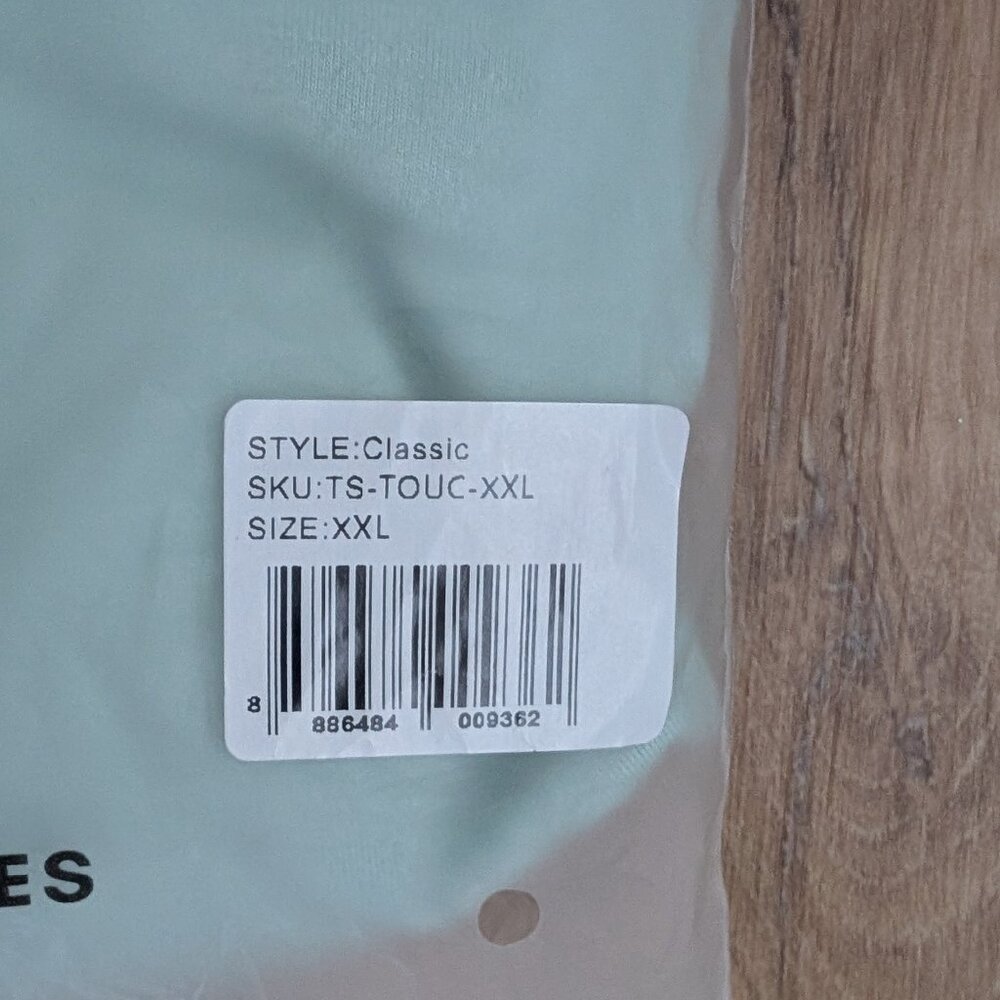 NWT Eubi premier Bamboo Short Sleeve T-Shirt Mint Green with Toucan XXL - Picture 6 of 6